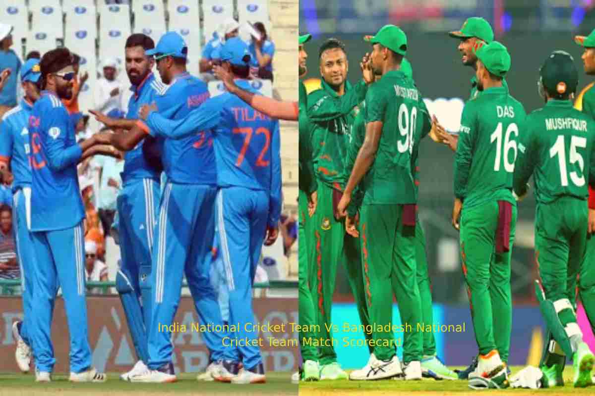 India National Cricket Team Vs Bangladesh National Cricket Team Match Scorecard